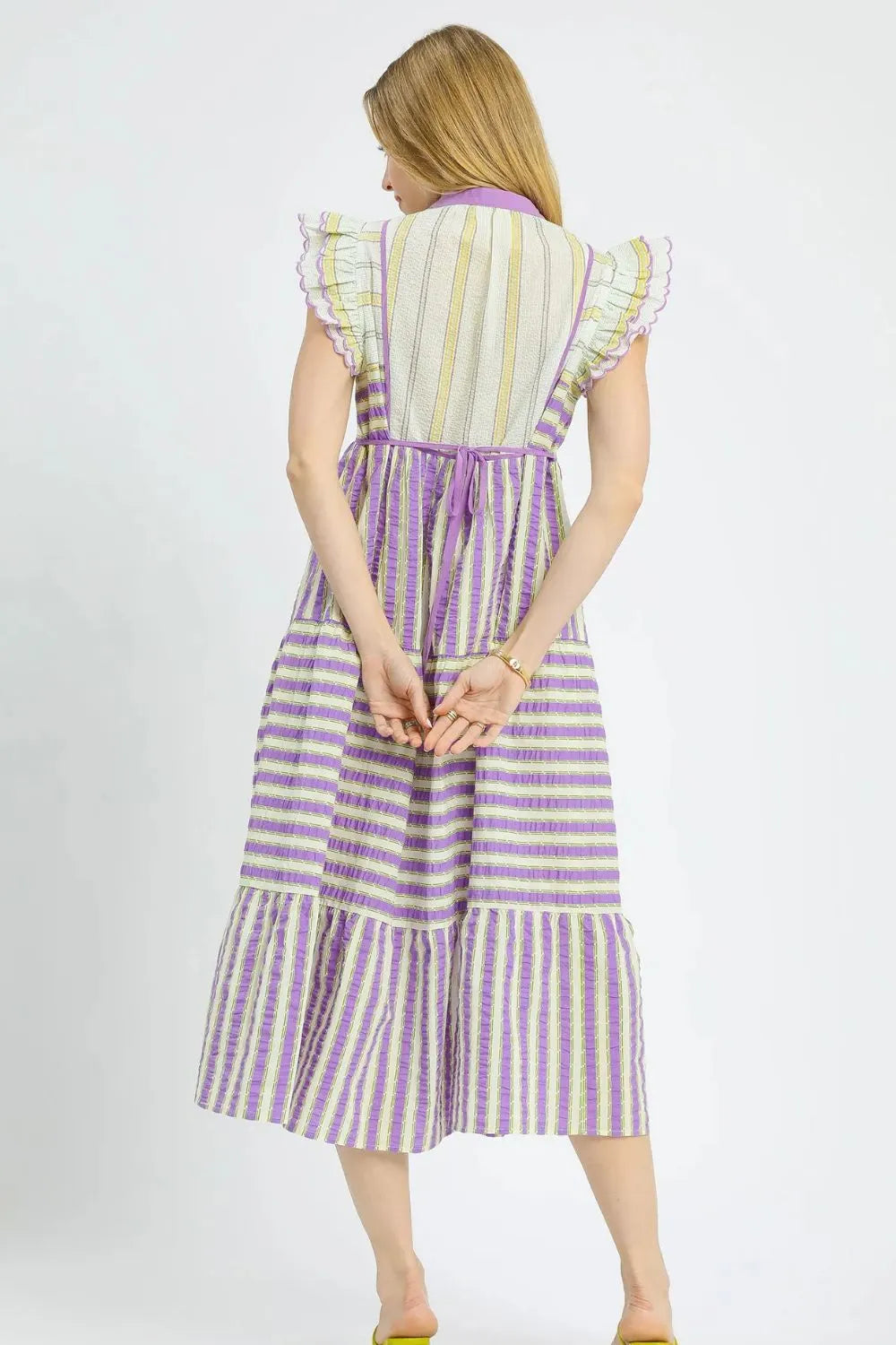 Lavender Fields Forever Midi Dress