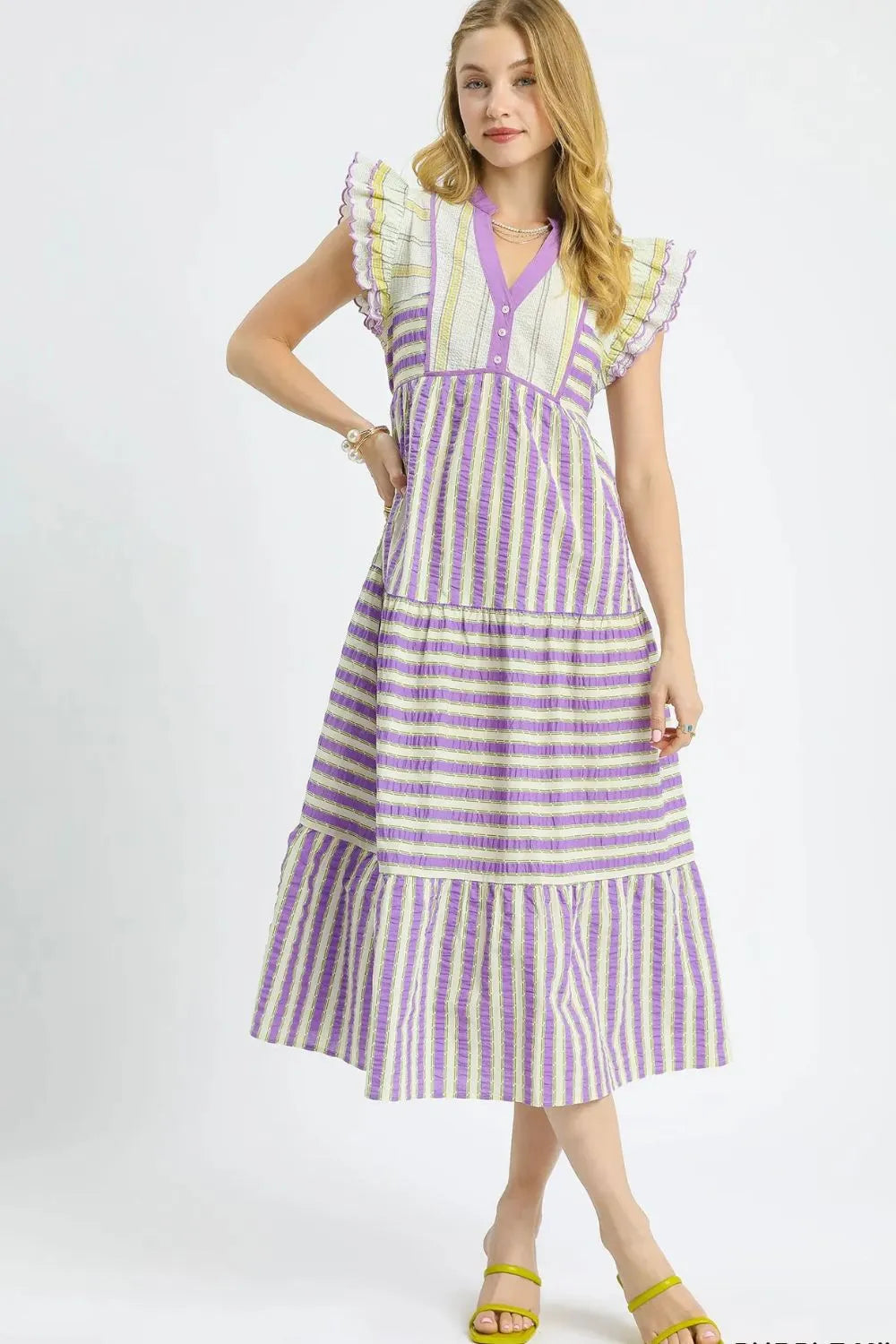 Lavender Fields Forever Midi Dress