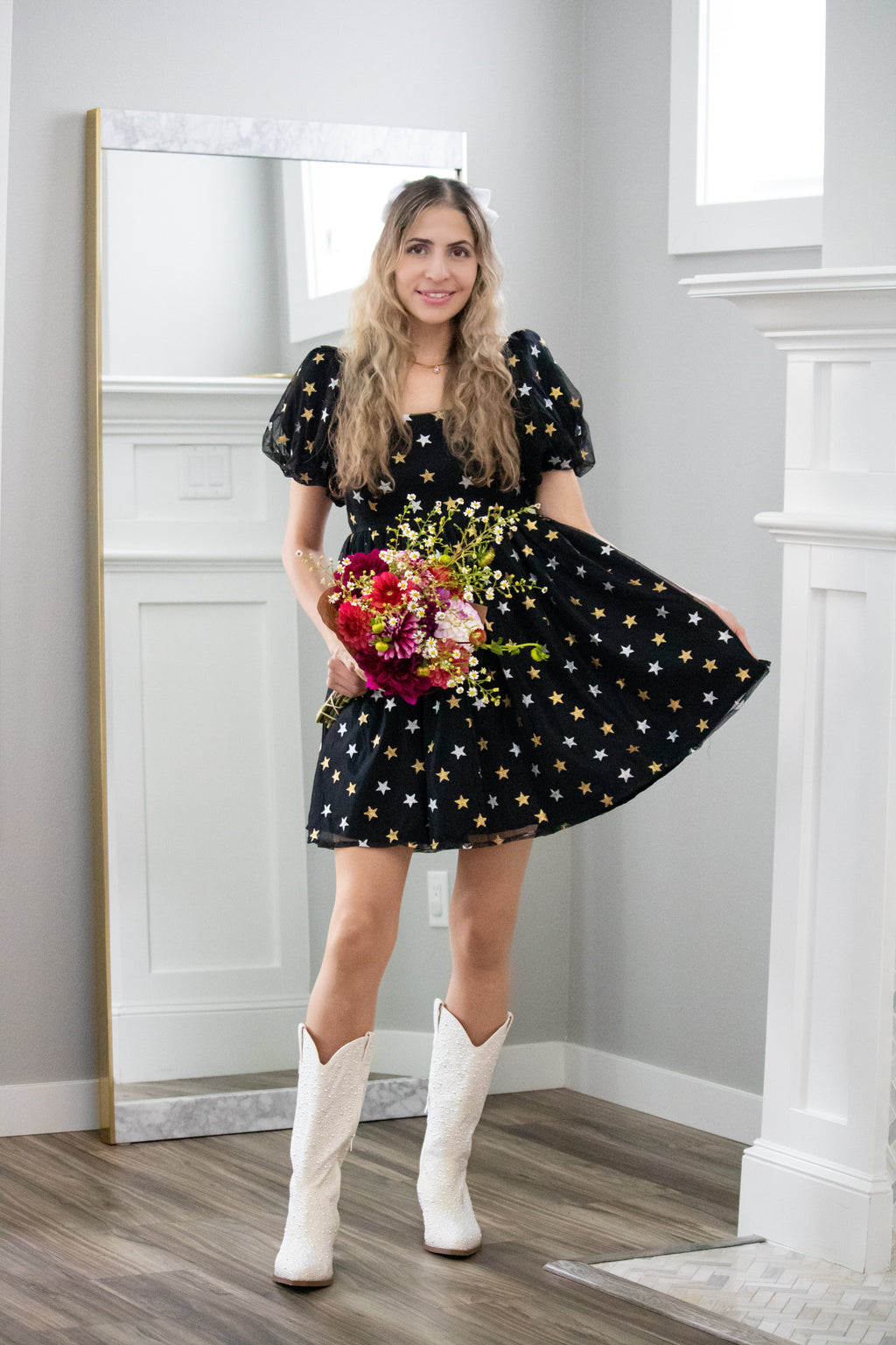 Celestial Dress In Swifty Midnight Stars