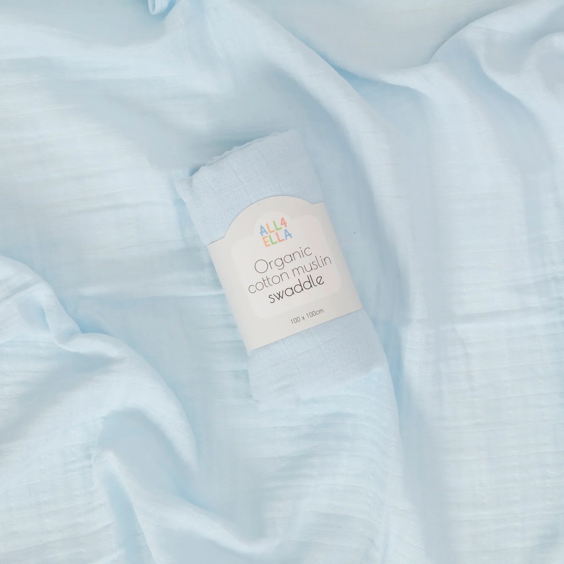 Muslin Wrap - Baby Blue