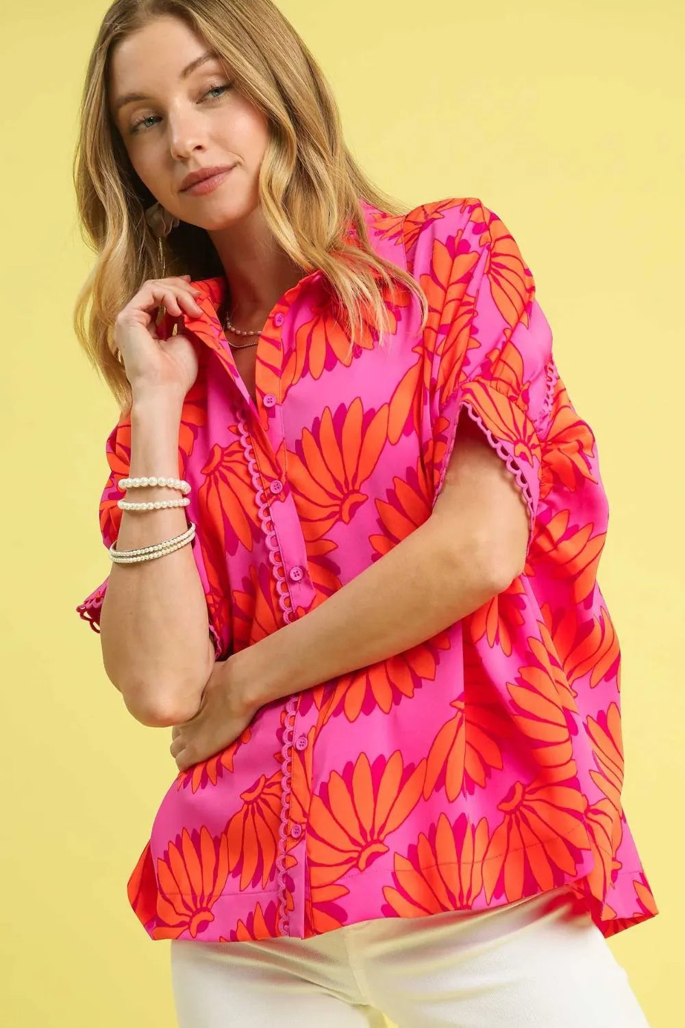 Sunfruit Reverie Button Up Relaxed Shirt