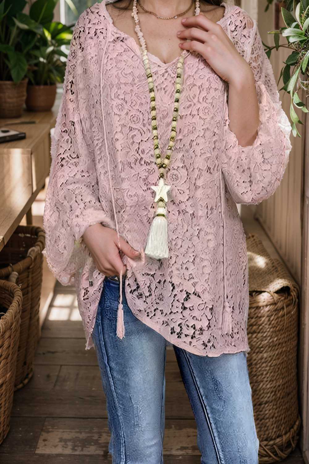 women s blouse white floral lace long sleeve daily vacation streetwear elegant casual v neck plus size l